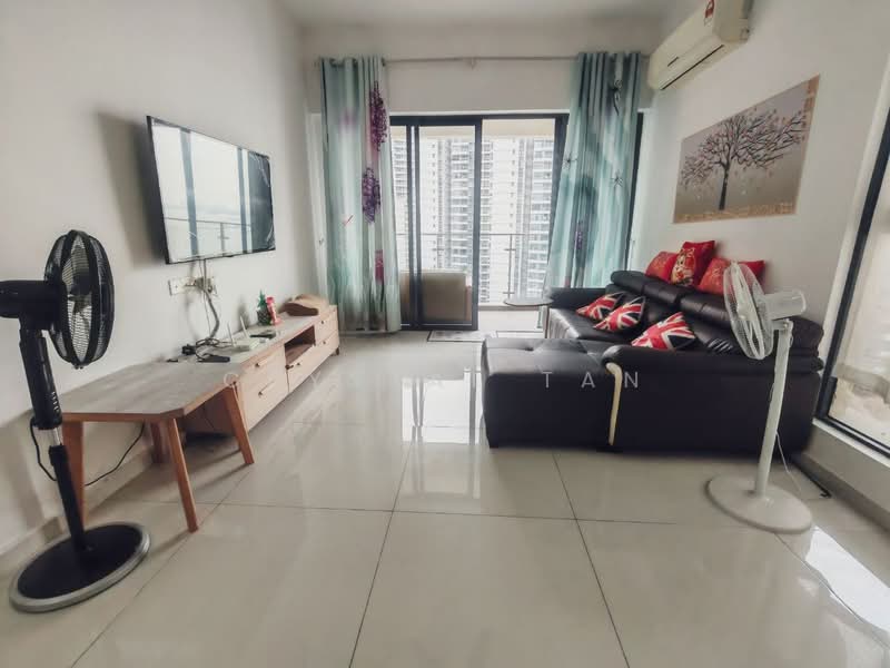 Condominium for Sale at Amberside @ Country Garden Danga Bay - Crystal Tan - Living Room - PropertyGuru.com.my