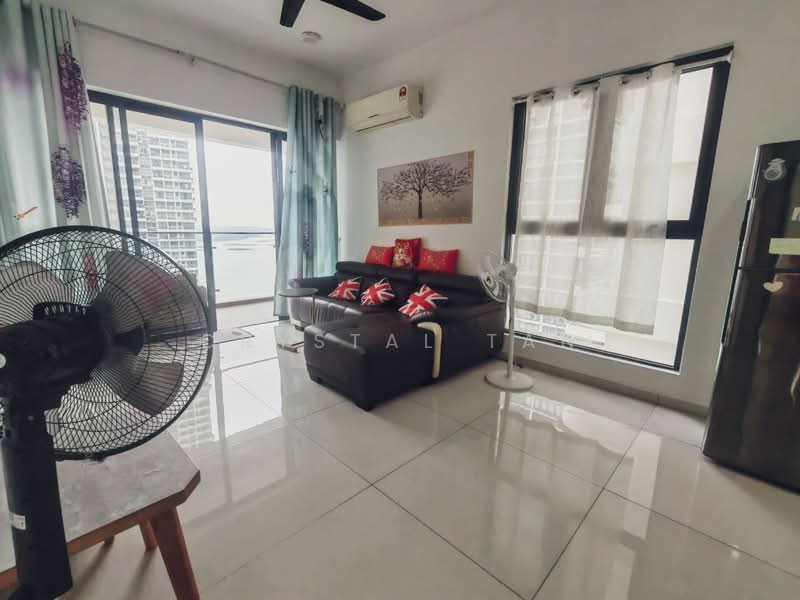 Condominium for Sale at Amberside @ Country Garden Danga Bay - Crystal Tan - Living Room - PropertyGuru.com.my