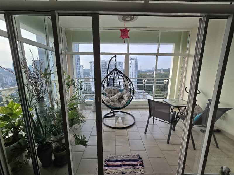 Condominium for Sale at Hijauan Kiara - Fadzli Realtor - Balcony - PropertyGuru.com.my