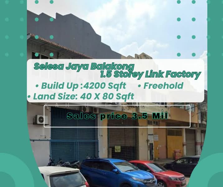 Terrace Factory for Sale in Ampang (Kuala Lumpur) - Kah Hee Chong - Exterior - PropertyGuru.com.my