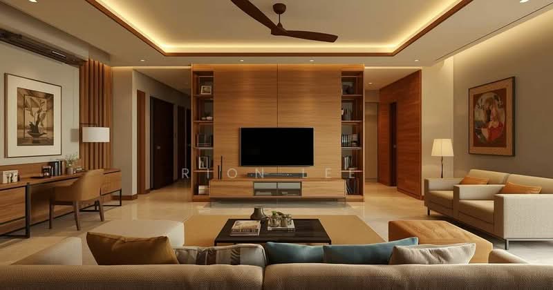 Semi-Detached House for Sale in Dengkil (Selangor) - Rion Lee - Living Room - PropertyGuru.com.my