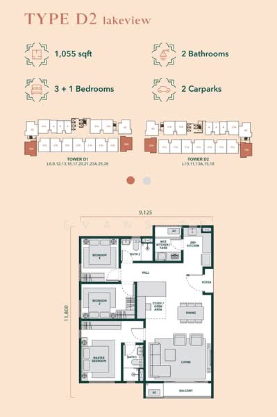 THE RIVA RESIDENCES untuk Untuk Dijual - RM 450,000, Apr 2026 - PropertyGuru.com.my
