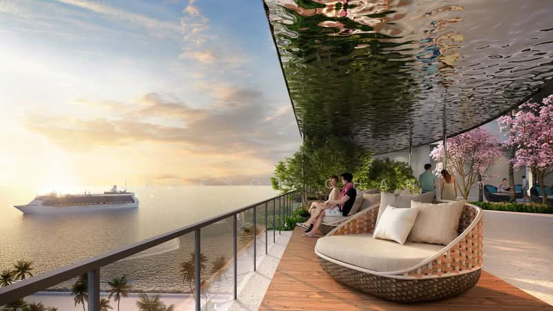 Q Suites @ Jesselton Quay untuk Untuk Dijual - RM 650,000, Apr 2026 - Balcony - PropertyGuru.com.my