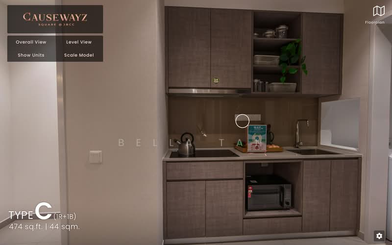 Service Residence for Sale at Causewayz Square @ JBCC - Bella Tan - Kitchen - PropertyGuru.com.my