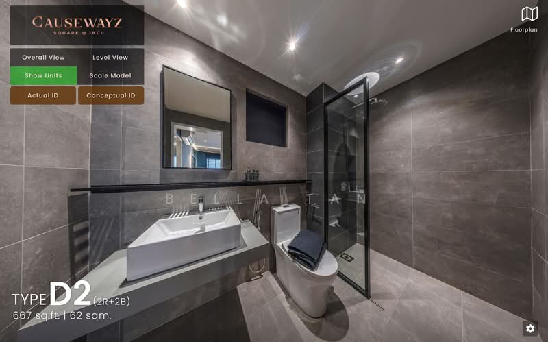 Service Residence for Sale at Causewayz Square @ JBCC - Bella Tan - Bathroom - PropertyGuru.com.my