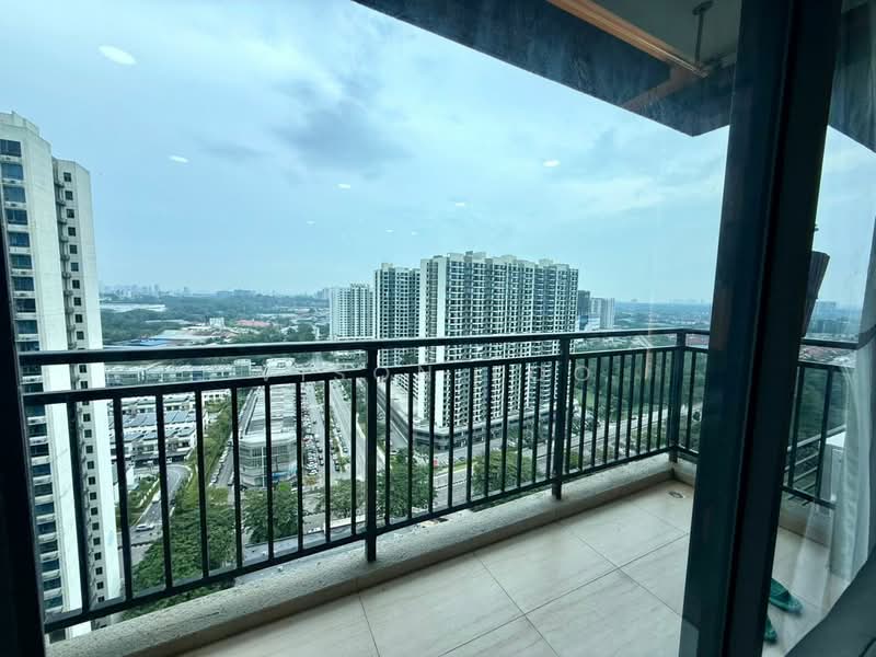 Service Residence for Rent at Country Garden Central Park - Vison Foo - Balcony - PropertyGuru.com.my