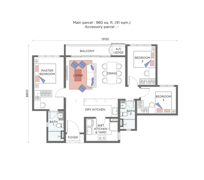 Sunway Flora 2 untuk Untuk Dijual - RM 776,000, Apr 2026 - PropertyGuru.com.my