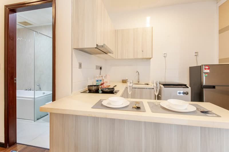 Service Residence for Rent at Paragon Suites @ CIQ - Julia Wong - Kitchen - PropertyGuru.com.my