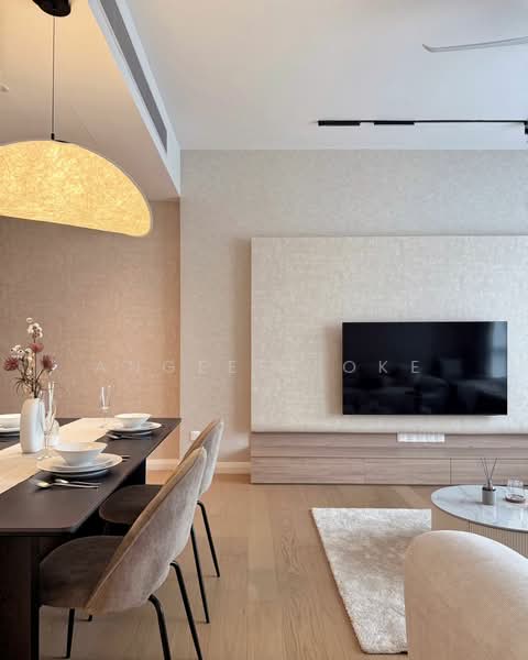 Service Residence for Rent at TRX Residences - Angeel Loke - Living Room - PropertyGuru.com.my