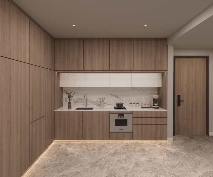 Servis Apartment untuk Dijual di CloutHaus Residences - Nova Chua - Kitchen - PropertyGuru.com.my