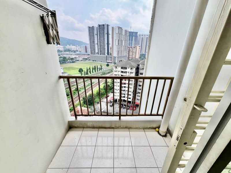 Apartment for Sale at Pangsapuri Jati Selatan - Tasya Ruslan - Balcony - PropertyGuru.com.my