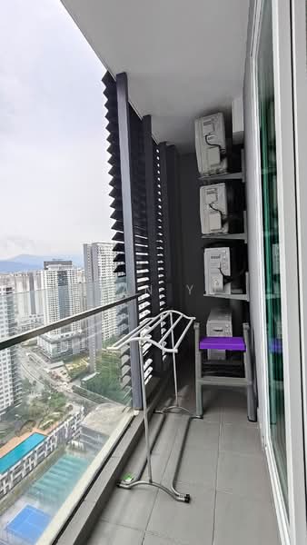 Service Residence for Rent at Sentul Point - Kean Yu - Balcony - PropertyGuru.com.my