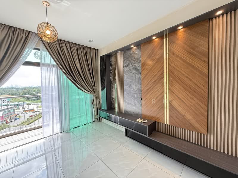 Service Residence for Sale at Sky Peak Residences - John Pharn - Living Room - PropertyGuru.com.my