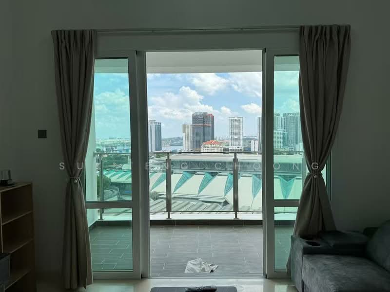 Service Residence for Rent at TriTower Residence @ Johor Bahru Sentral - Suk Teng Choong - Balcony - PropertyGuru.com.my