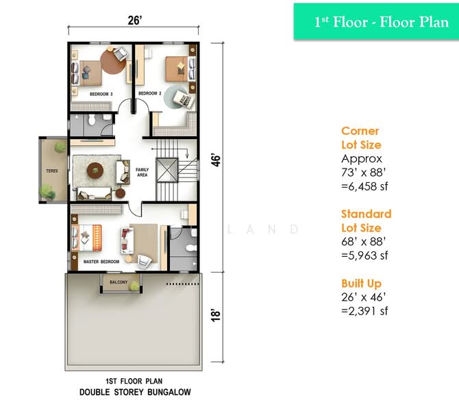Bungalow for Sale in Taman Perda Indah (Tasek Gelugor) - Dee Land - PropertyGuru.com.my