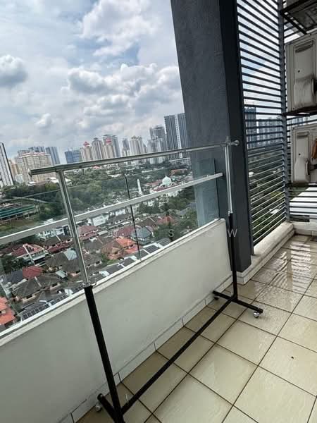 Condominium for Rent at Scenaria @ North Kiara Hills - Wing Seow - Balcony - PropertyGuru.com.my