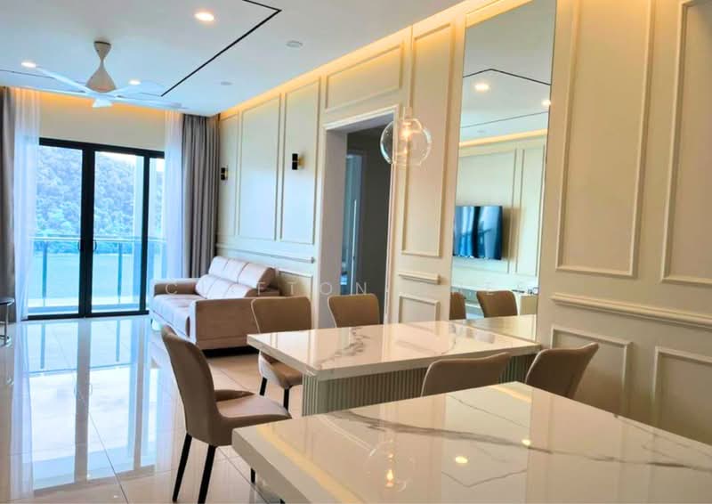 Queens Residences Q2 @ Queens Waterfront untuk Untuk Disewa - RM 6,500 /bulan, Apr 2026 - Living Room - PropertyGuru.com.my