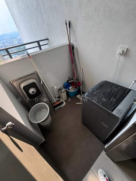 Service Residence for Rent at Astetica Residences - Georgia Wong - Balcony - PropertyGuru.com.my
