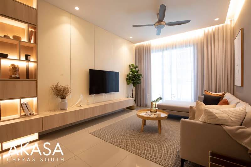 Service Residence for Sale at Akasa - Jayden Png - Living Room - PropertyGuru.com.my
