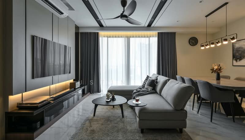 Service Residence for Sale at The Clio 2 Residences - Justin Mok - Living Room - PropertyGuru.com.my