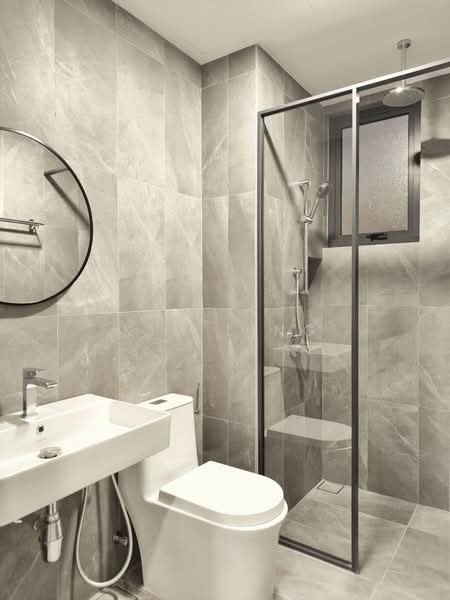 Service Residence for Rent at Alira @ Metropark Subang - Kim Ling - Master Bathroom - PropertyGuru.com.my