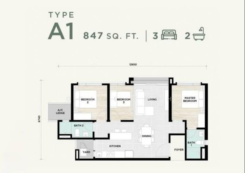 Untuk Dijual Dwitara Residences