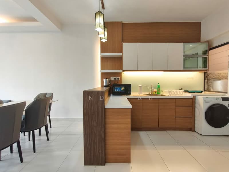 Service Residence for Rent at SetiaWalk - Fendi tan - Kitchen - PropertyGuru.com.my