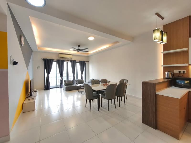 Service Residence for Rent at SetiaWalk - Fendi tan - Living Room - PropertyGuru.com.my