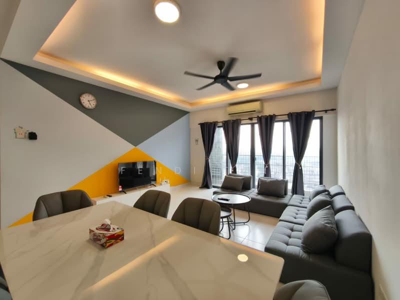 Service Residence for Rent at SetiaWalk - Fendi tan - Living Room - PropertyGuru.com.my