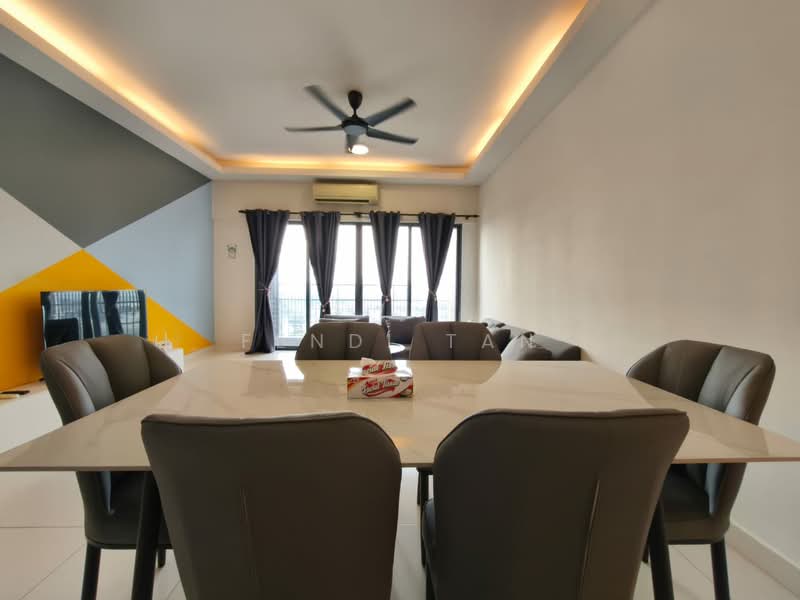 Service Residence for Rent at SetiaWalk - Fendi tan - Living Room - PropertyGuru.com.my