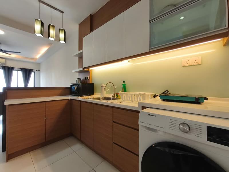 Service Residence for Rent at SetiaWalk - Fendi tan - Kitchen - PropertyGuru.com.my
