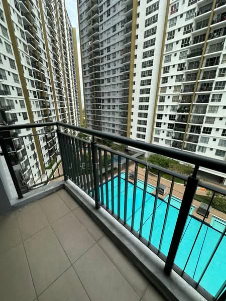 Condominium for Rent at Platinum Splendor Residence - Jet Tan - Balcony - PropertyGuru.com.my