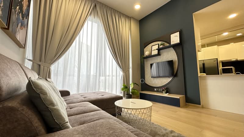Service Residence for Rent at Star Residences One - Tim Siow - Living Room - PropertyGuru.com.my