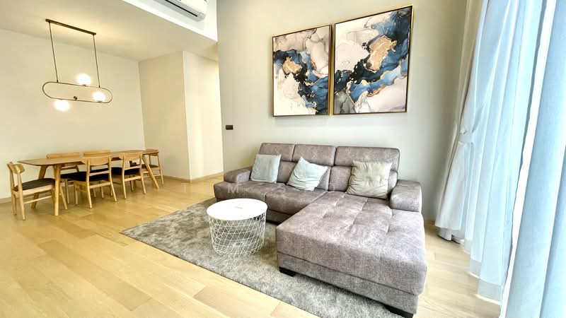 Service Residence for Rent at Star Residences One - Tim Siow - Living Room - PropertyGuru.com.my