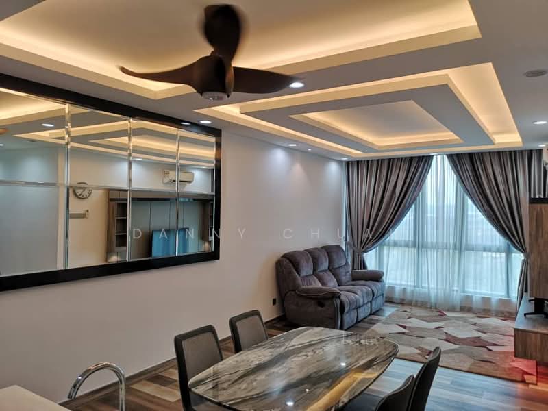 Service Residence for Rent at H2O Residences - Danny Chuah - Living Room - PropertyGuru.com.my