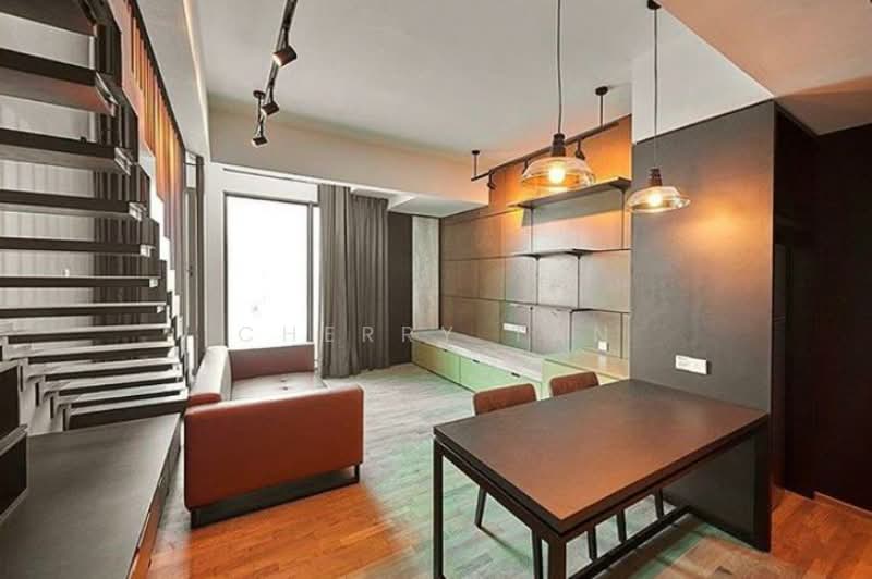 Condominium for Rent at Twy Duplex Condos - Cherry Tan - Living Room - PropertyGuru.com.my