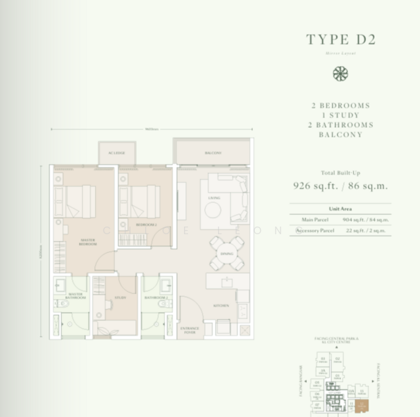 Parkside Residences @ Setia Federal Hill untuk Untuk Dijual - RM 1,421,000, Apr 2026 - PropertyGuru.com.my