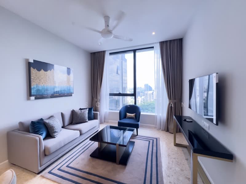 Service Residence for Rent at Pavilion Ceylon Hill - Priscilla Tan - Living Room - PropertyGuru.com.my