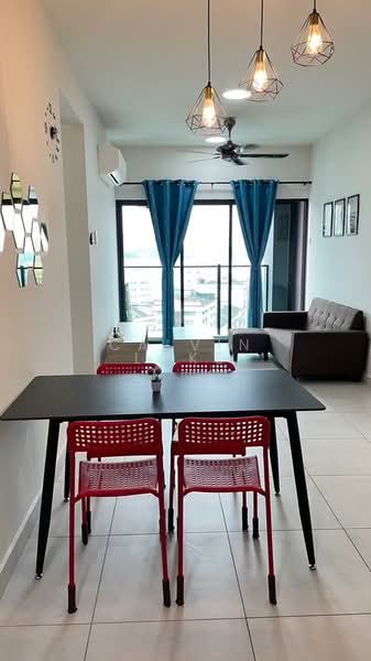 Service Residence for Rent at Maxim Residences - Calvin Loke - Living Room - PropertyGuru.com.my