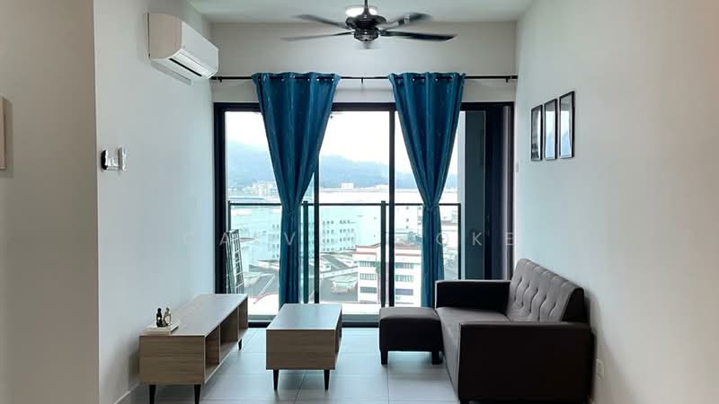 Service Residence for Rent at Maxim Residences - Calvin Loke - Living Room - PropertyGuru.com.my