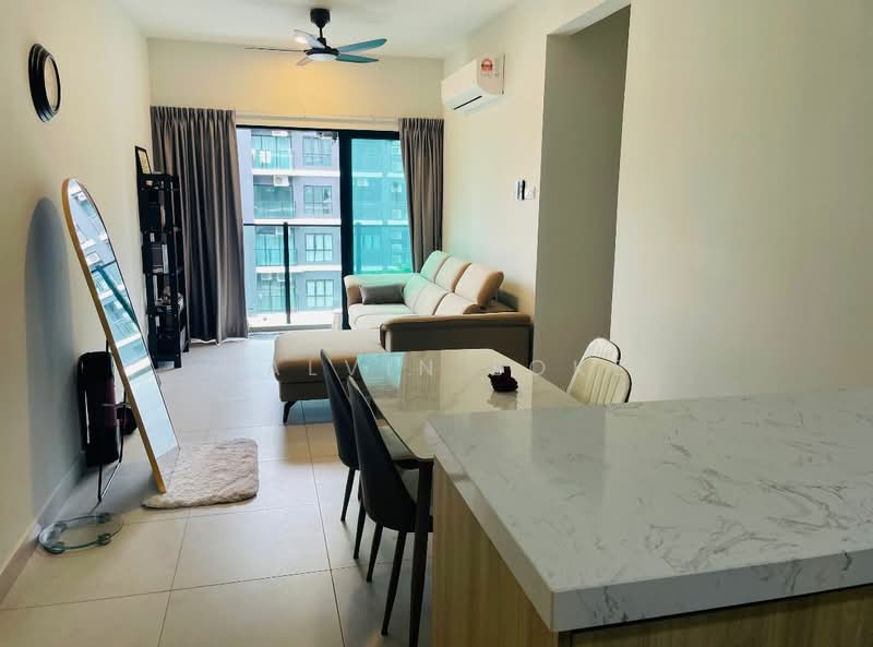 Servis Apartment untuk Disewa di Maxim Residences - Calvin Loke - Living Room - PropertyGuru.com.my