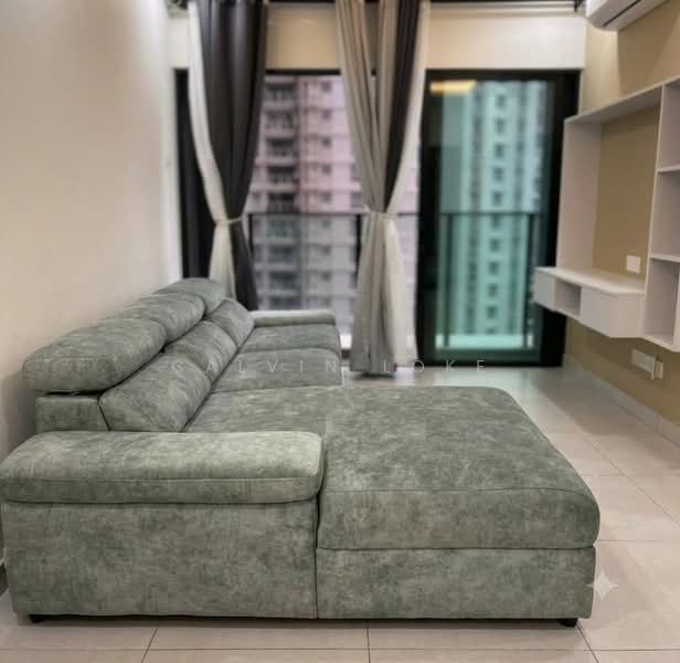 Service Residence for Rent at Maxim Residences - Calvin Loke - Living Room - PropertyGuru.com.my