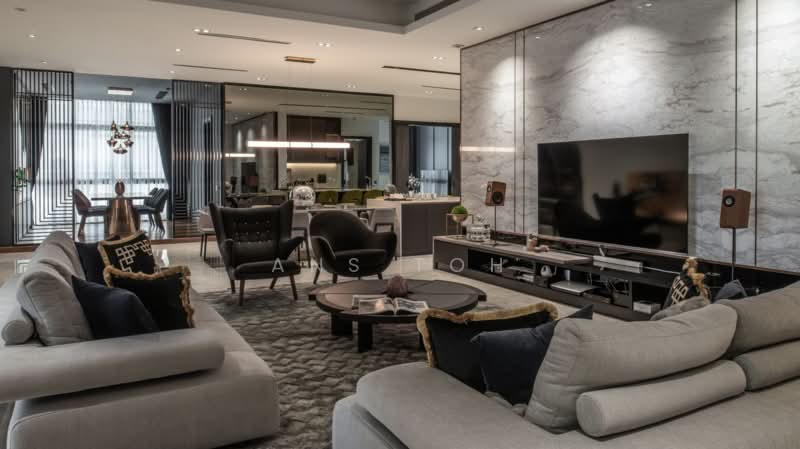 Service Residence for Sale at Ruby Seapark - ANS TOH - Living Room - PropertyGuru.com.my