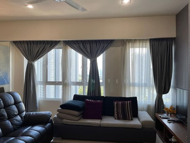 Kondominium untuk Disewa di Tiffani Kiara - Jason Teo - Living Room - PropertyGuru.com.my