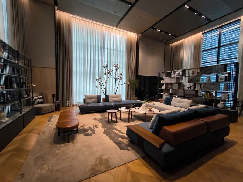 Service Residence for Sale at TRX Residences - Frederick Ng - Living Room - PropertyGuru.com.my