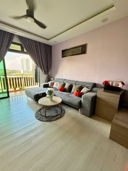 Service Residence for Sale at D'Secret Garden (Pangsapuri Kempas Indah) - Angel Lim - Living Room - PropertyGuru.com.my