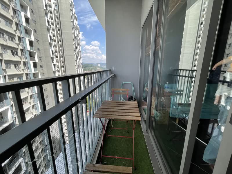 Service Residence for Rent at Seasons Garden Residences - Aziz Abdullah - Balcony - PropertyGuru.com.my