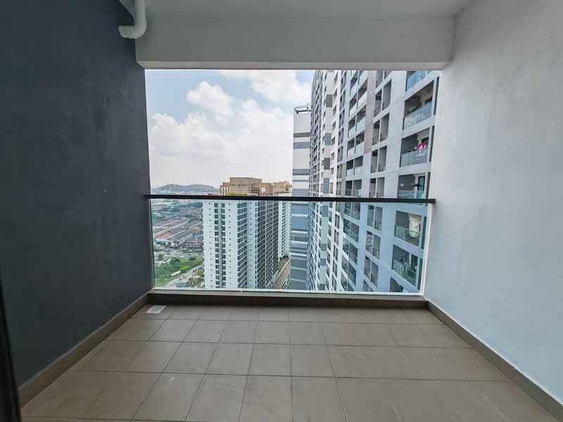 Service Residence for Rent at Symphony Tower (Menara Simfoni) - Ling Ling - Balcony - PropertyGuru.com.my
