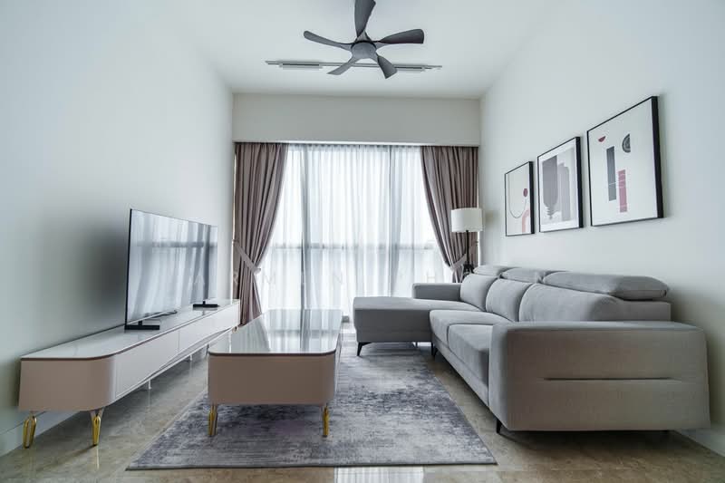 Service Residence for Rent at TRX Residences - Carmen Phoon - Living Room - PropertyGuru.com.my