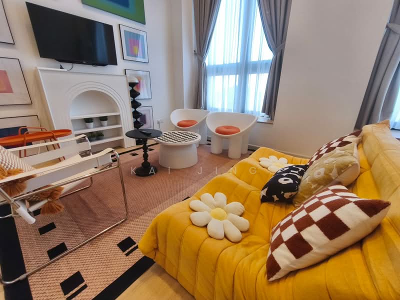 Service Residence for Rent at Sunway Grid Residence - Kai Jing - Living Room - PropertyGuru.com.my